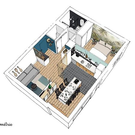 Ilunabarra - Appartement Calme, Vue Mer, Parking - Wifi Ciboure Eksteriør billede
