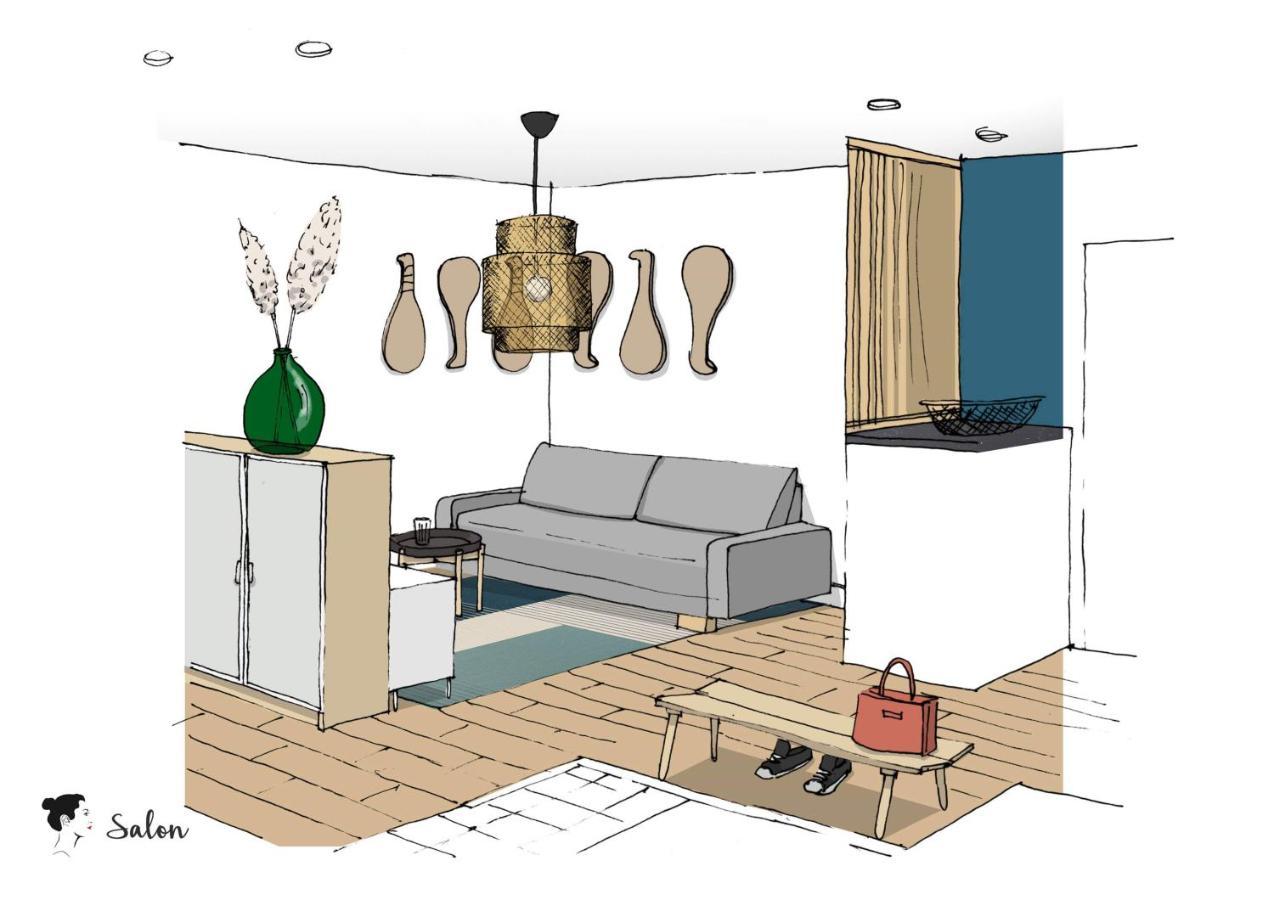 Ilunabarra - Appartement Calme, Vue Mer, Parking - Wifi Ciboure Eksteriør billede