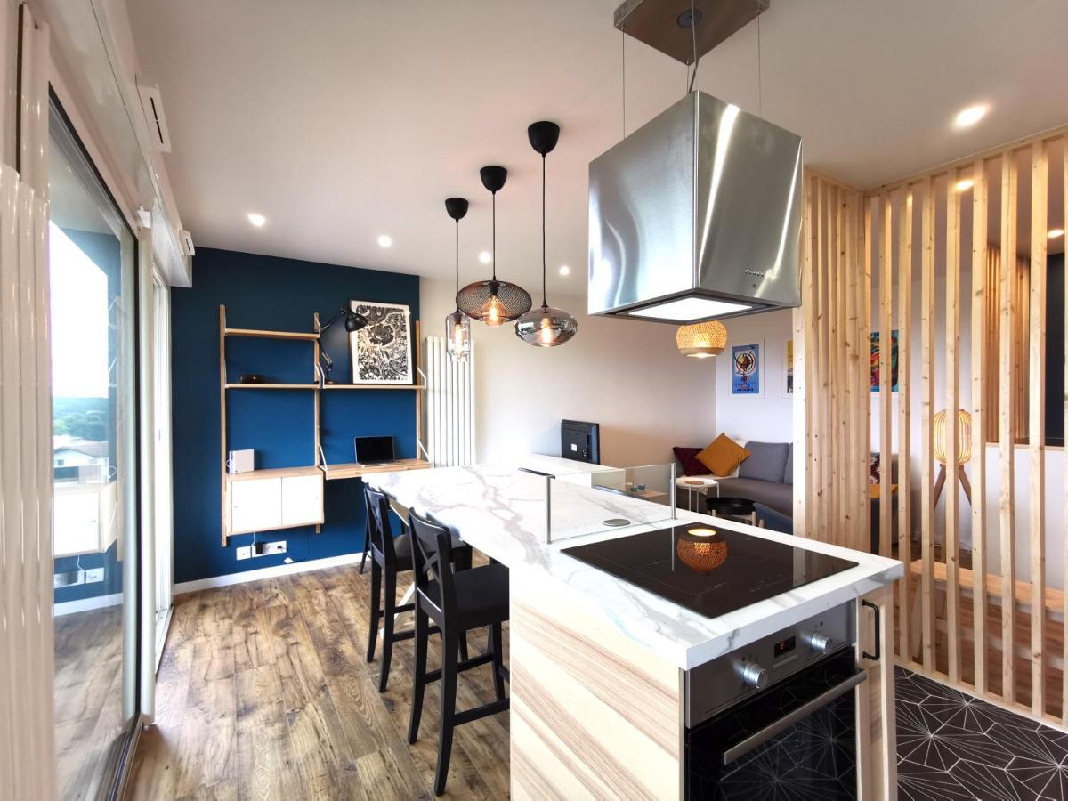 Ilunabarra - Appartement Calme, Vue Mer, Parking - Wifi Ciboure Eksteriør billede