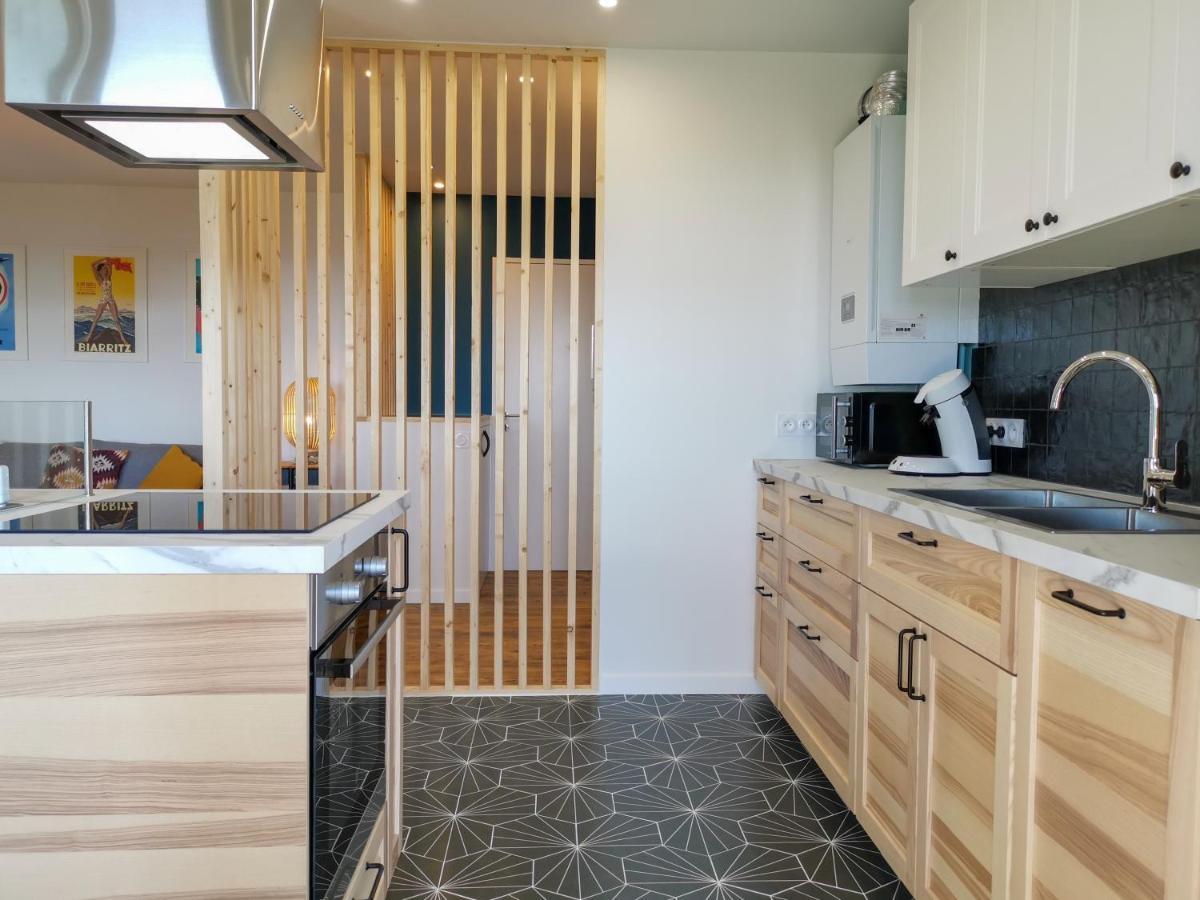 Ilunabarra - Appartement Calme, Vue Mer, Parking - Wifi Ciboure Eksteriør billede