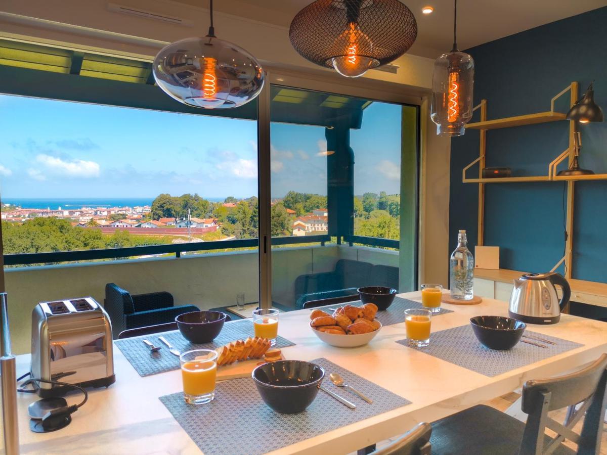 Ilunabarra - Appartement Calme, Vue Mer, Parking - Wifi Ciboure Eksteriør billede